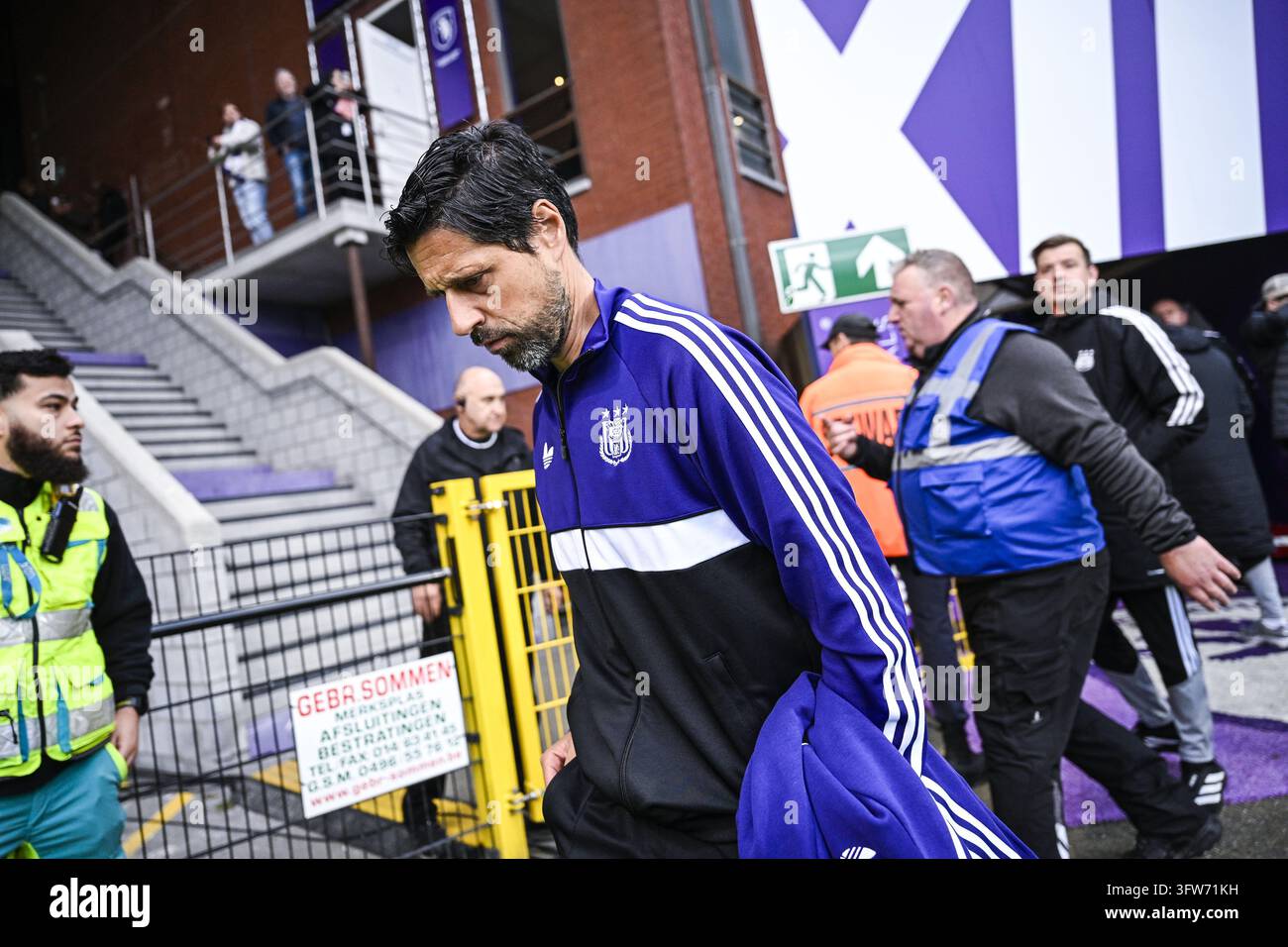 Vitor Bruno, head coach of RSC Anderlecht pictured before a soccer ...