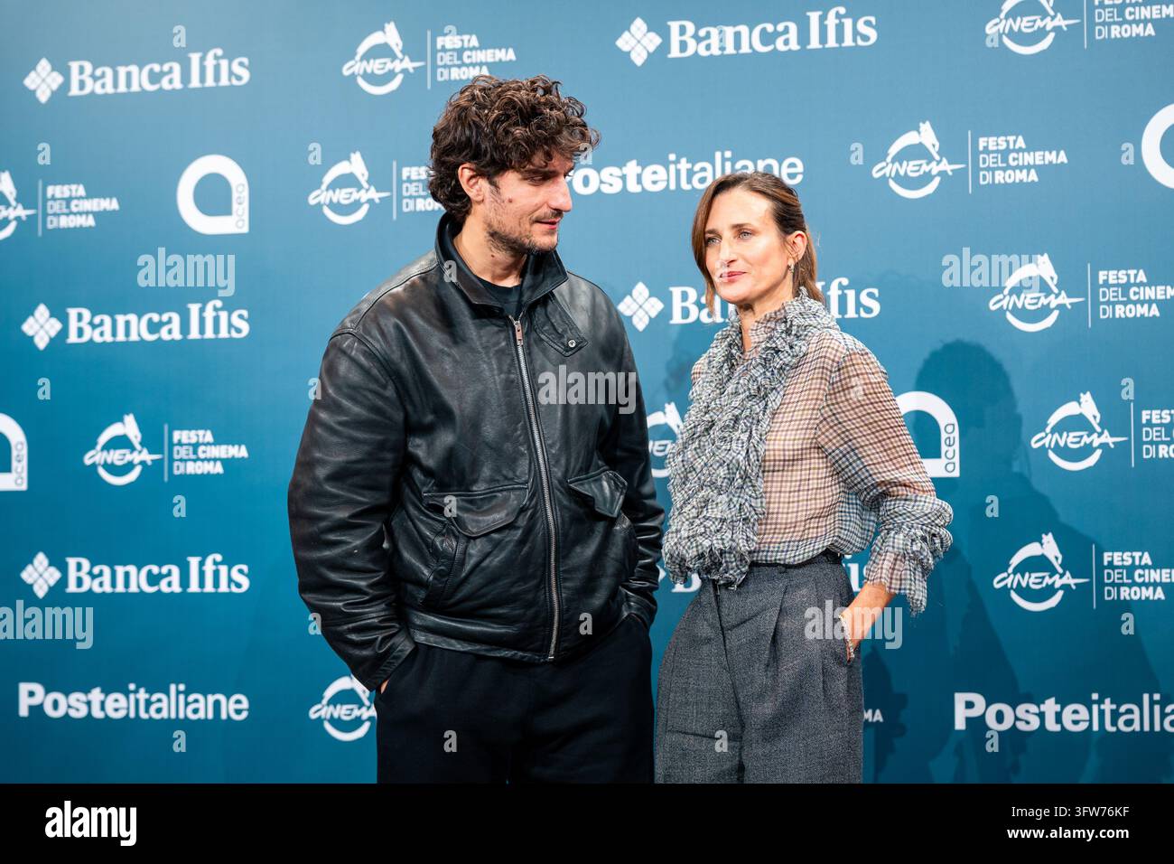 Louis Garrel and Camille Cottin attend the ''Juste Une Illusion ...