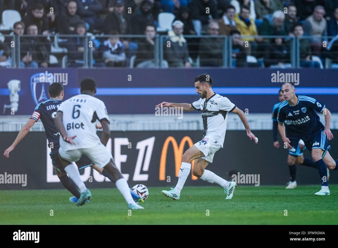 Adrien THOMASSON of Rennes during Ligue 1 McDonald's match between ...