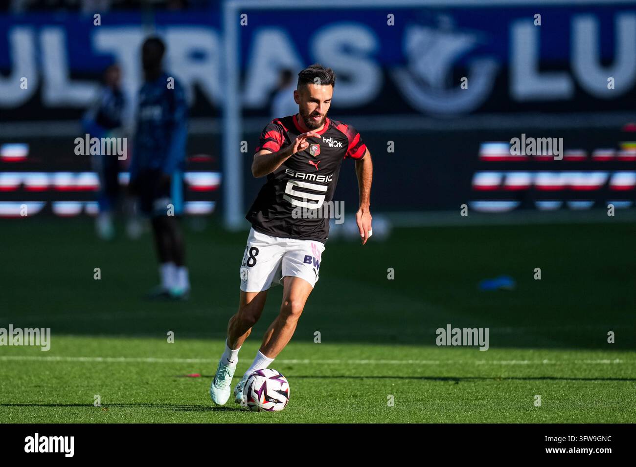Adrien THOMASSON of Rennes during Ligue 1 McDonald's match between ...