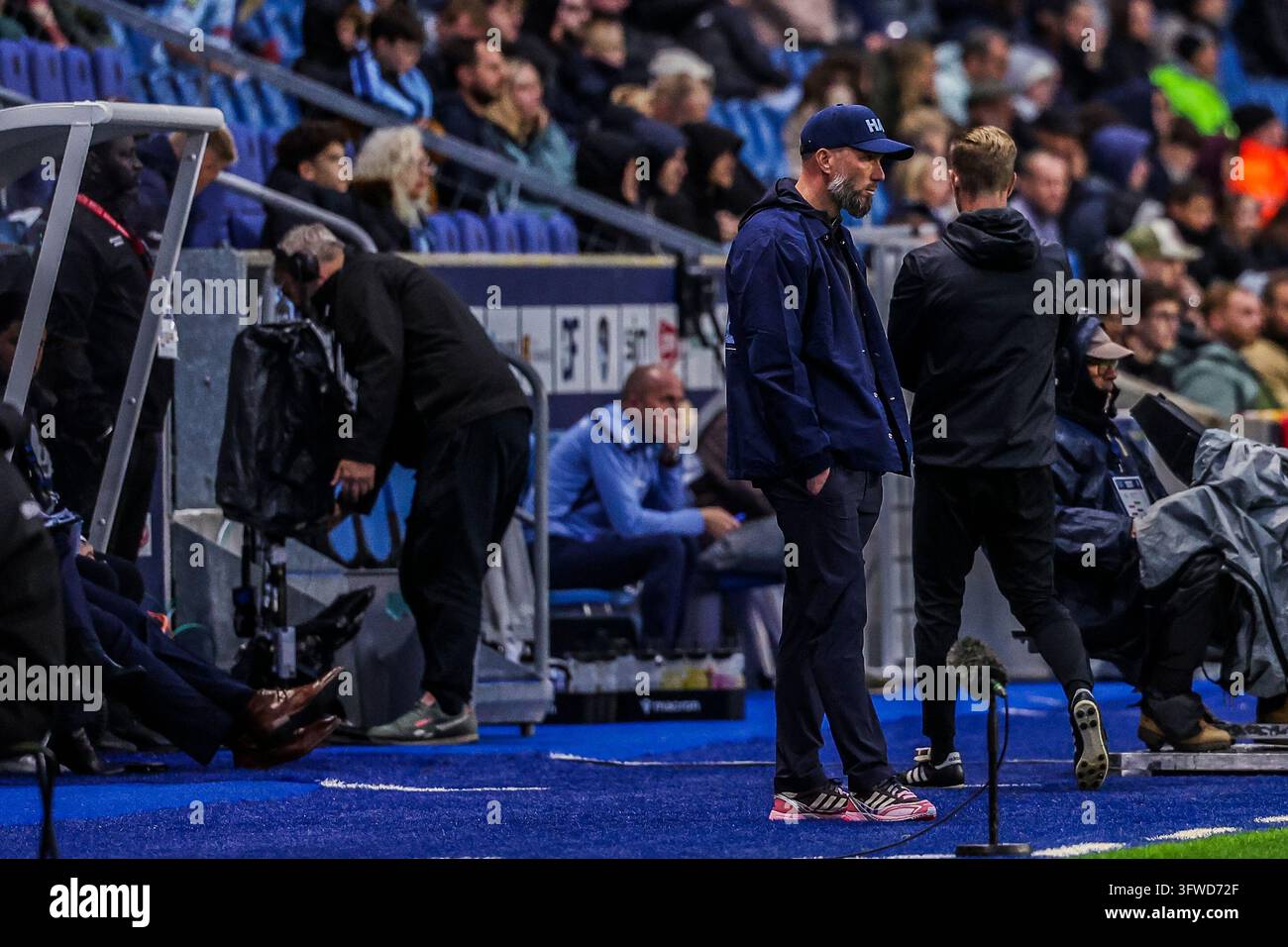 Didier DIGARD head coach of Le Havre AC during Ligue 1 McDonald's match ...