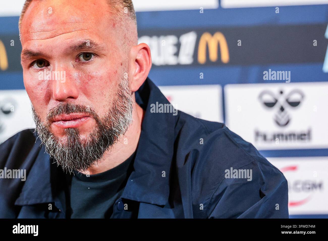 Didier DIGARD head coach of Le Havre AC in press conference after Ligue ...