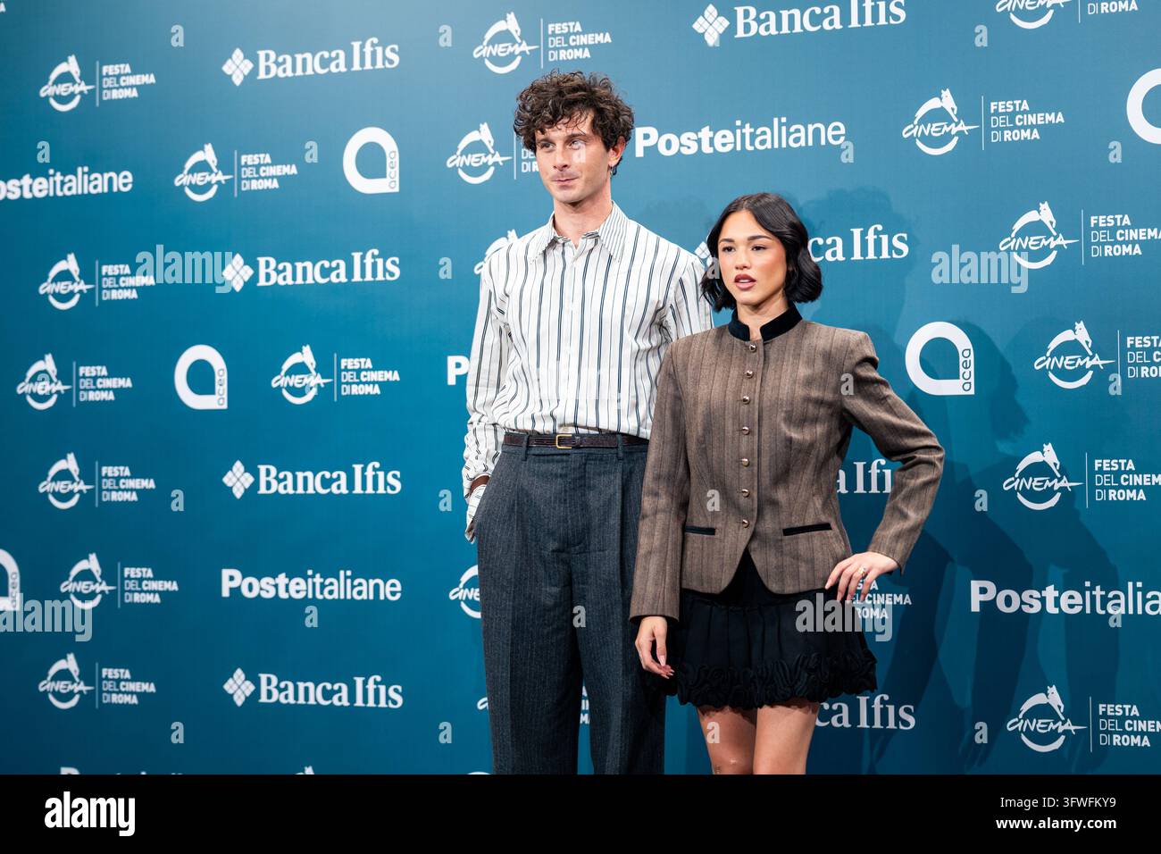 Daniele Rienzo and Maria Esposito attend the ''Melania Rea'' photocall ...