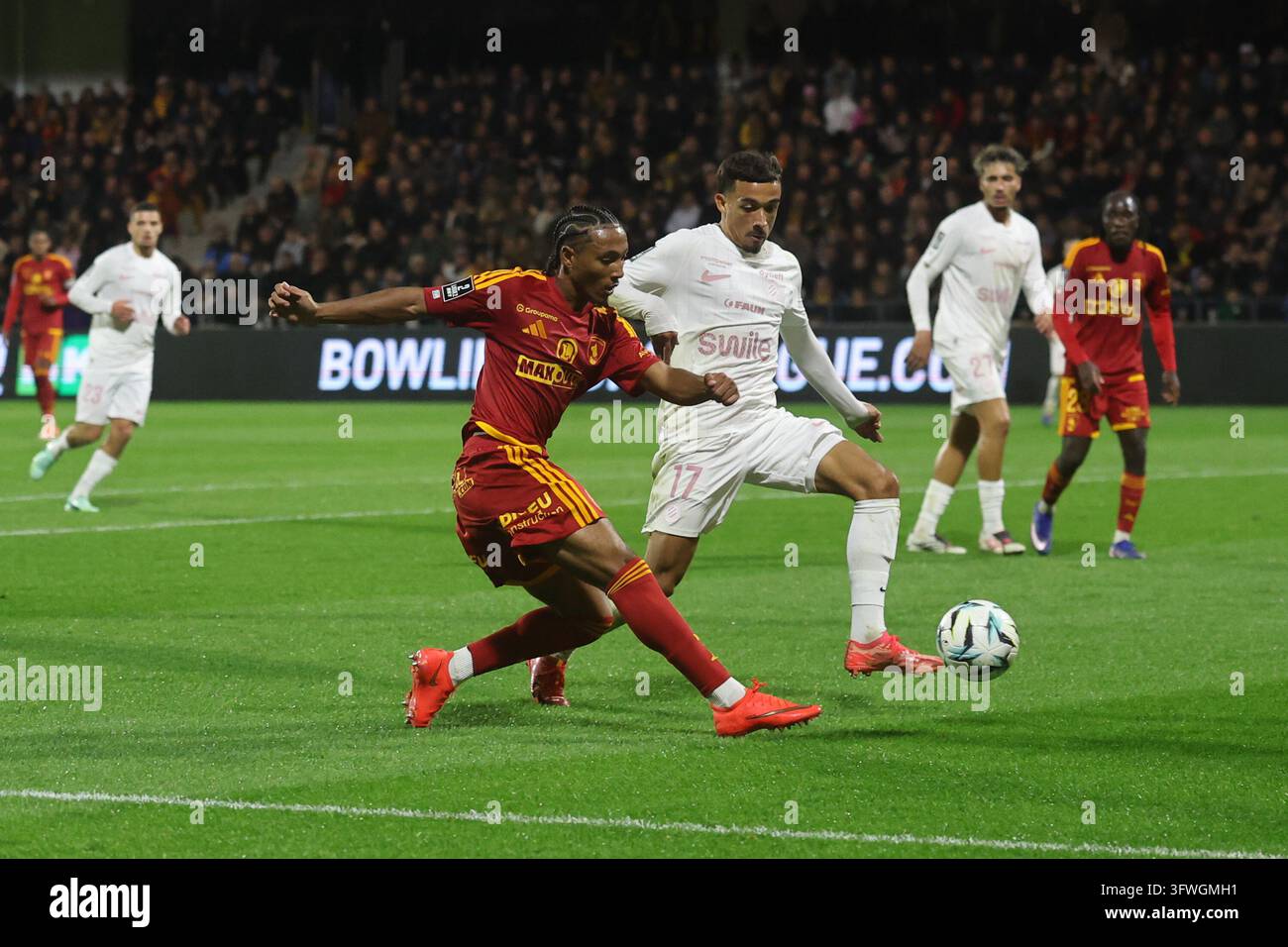 Mathis Saka of Montpellier and Theo SAINTE-LUCE of Montpellier HSC ...