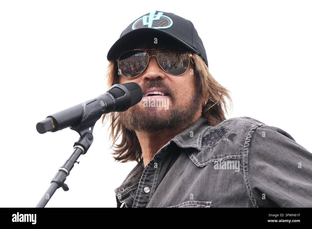 Billy Rae Cyrus Billy Ray Cyrus performs before a NASCAR Cup Series auto race Sunday ...