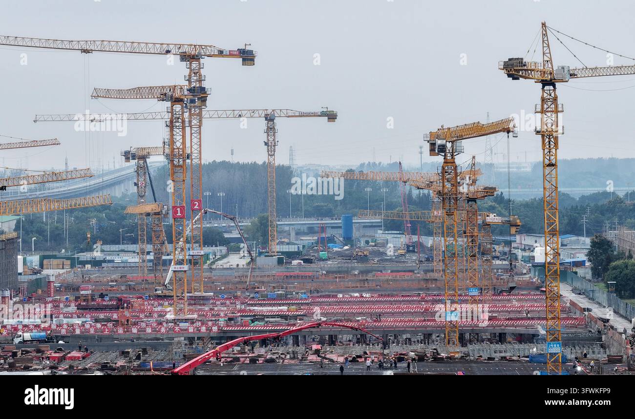 The integrated transportation hub project of Yangzhou East Station on ...
