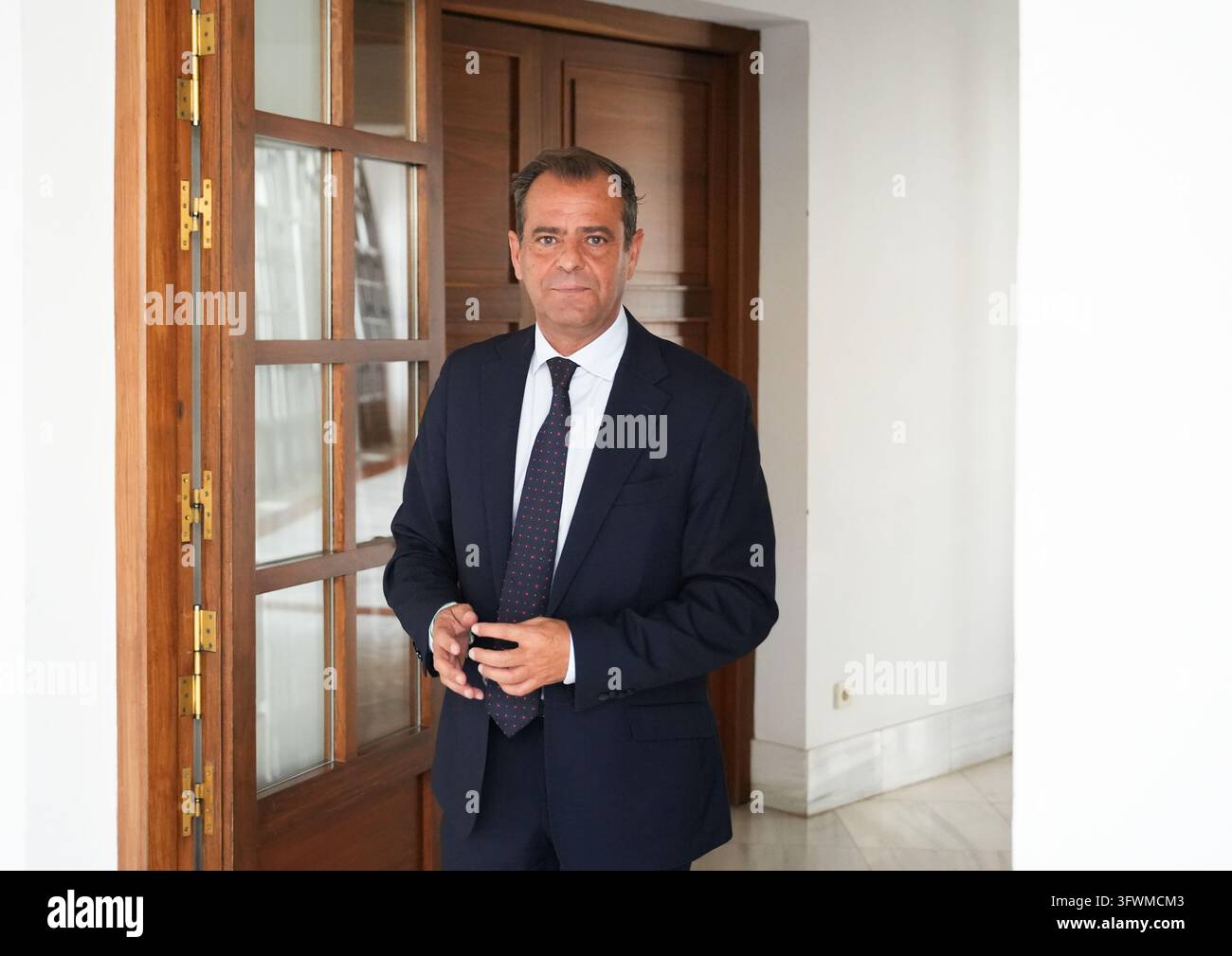 The Director-General of Radio and Television of Andalusia (RTVA), Juan ...