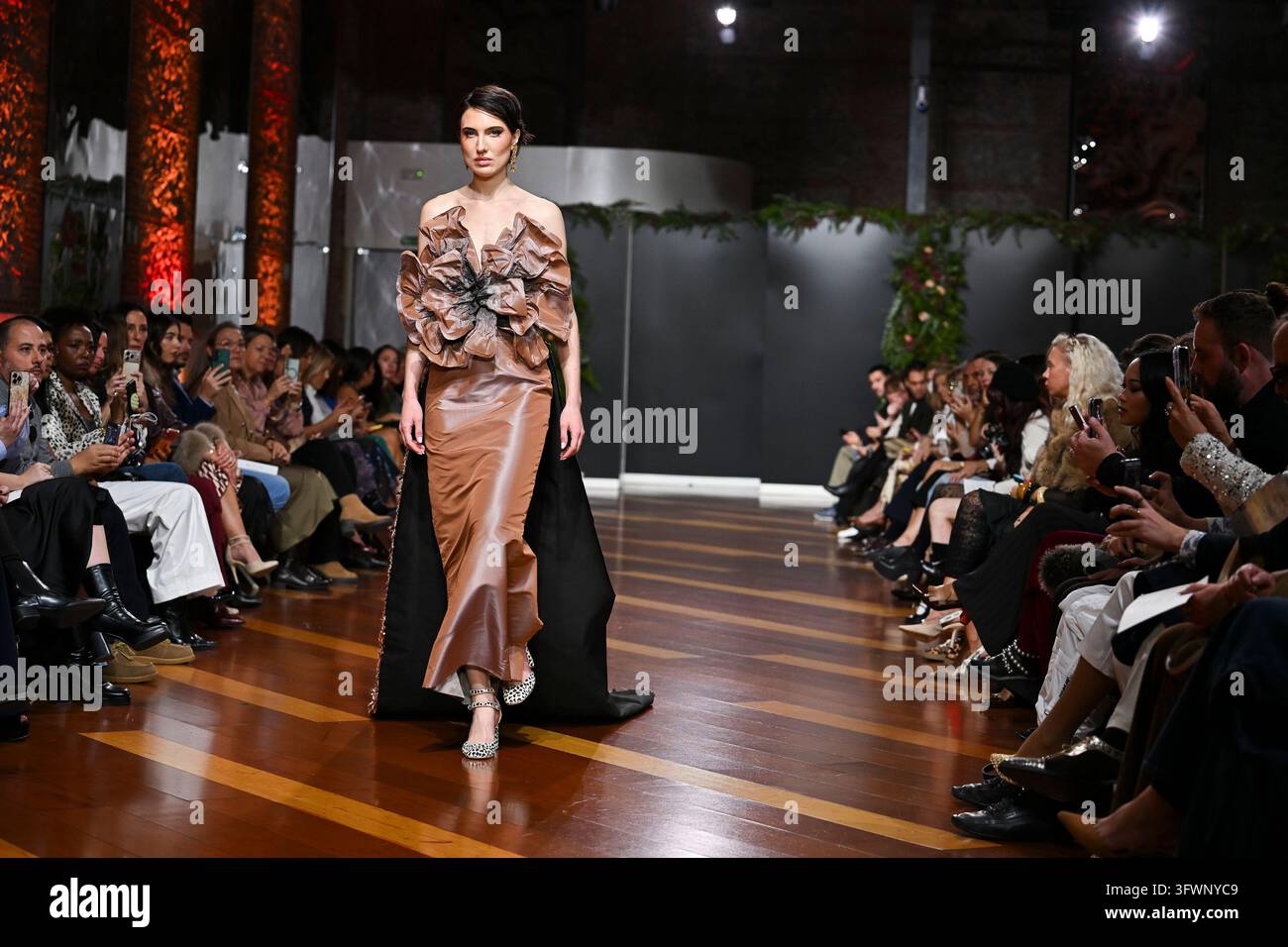A model parades with design Genoveva Hita during Atelier Couture 16 ...