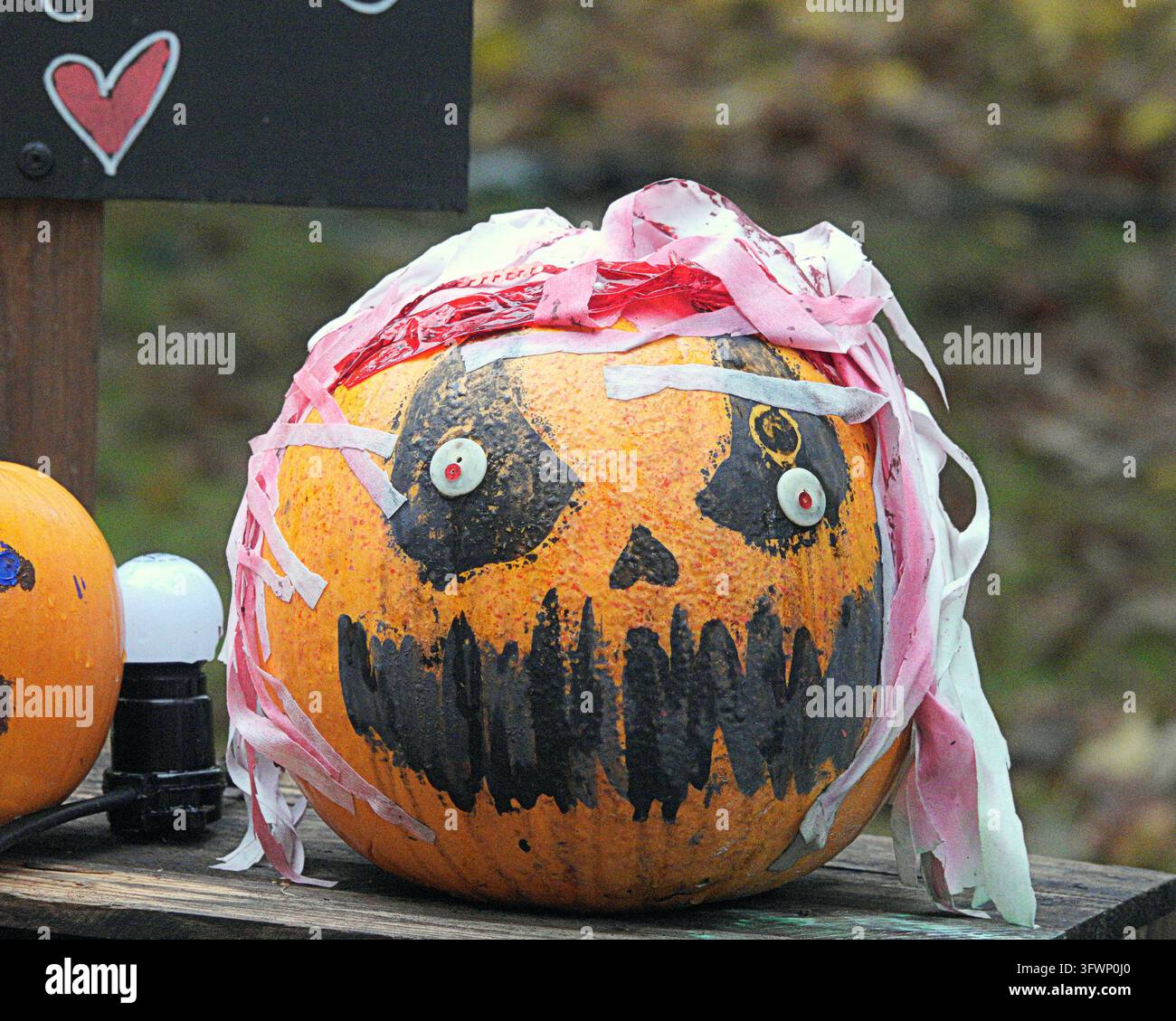 Glasgow, Scotland, UK. 20th October 2026. Pumpkin Patch in midst of bad ...