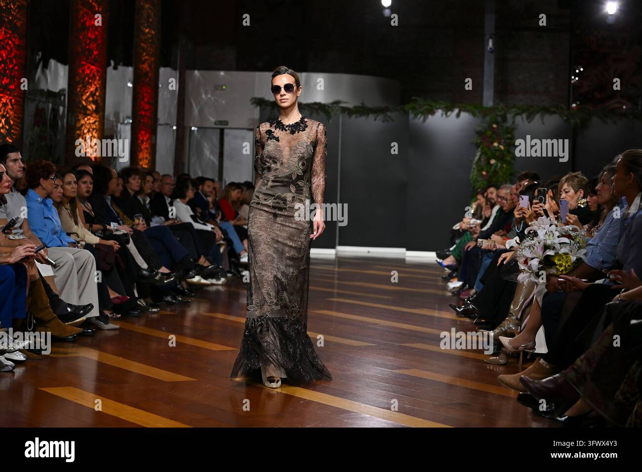 A model parades with design Jesus Segado during the ATELIER COUTURE ...