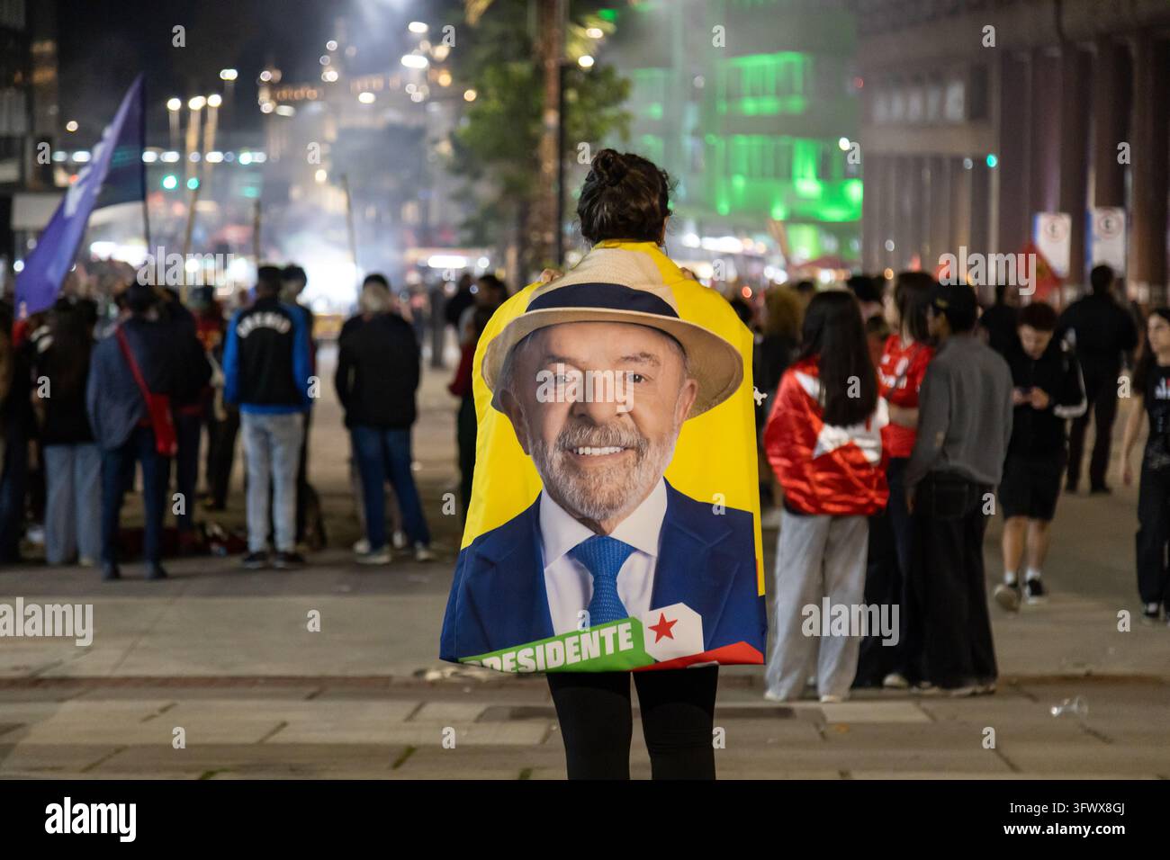 Lula campaign flag hi-res stock photography and images - Alamy