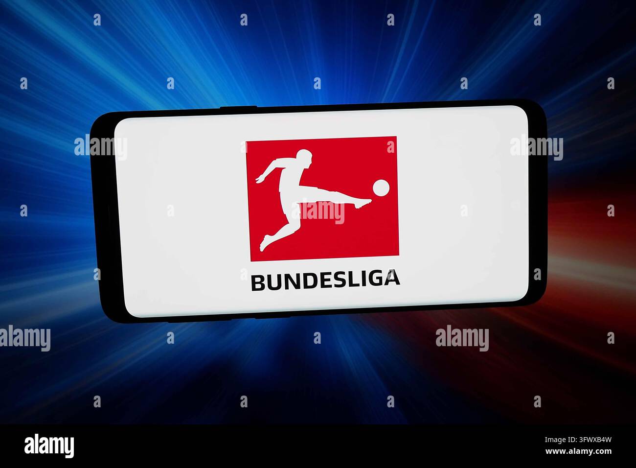 In this photo illustration, the logo of German football league ...