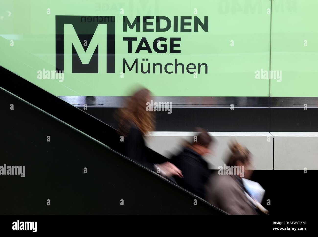 21 October 2026, Bavaria, Munich: Visitors to the 40th Medientage ...