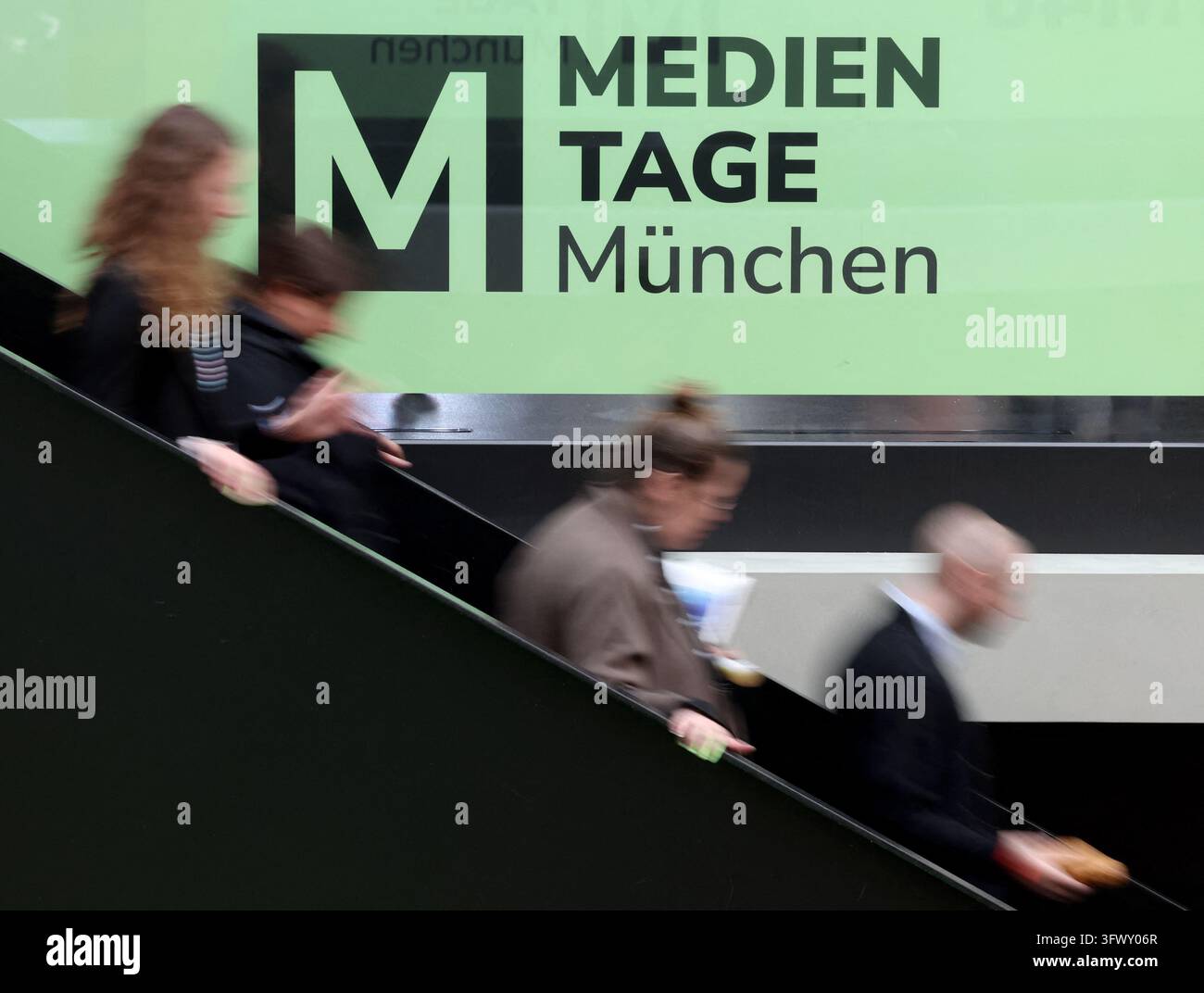 21 October 2026, Bavaria, Munich: Visitors to the 40th Medientage ...