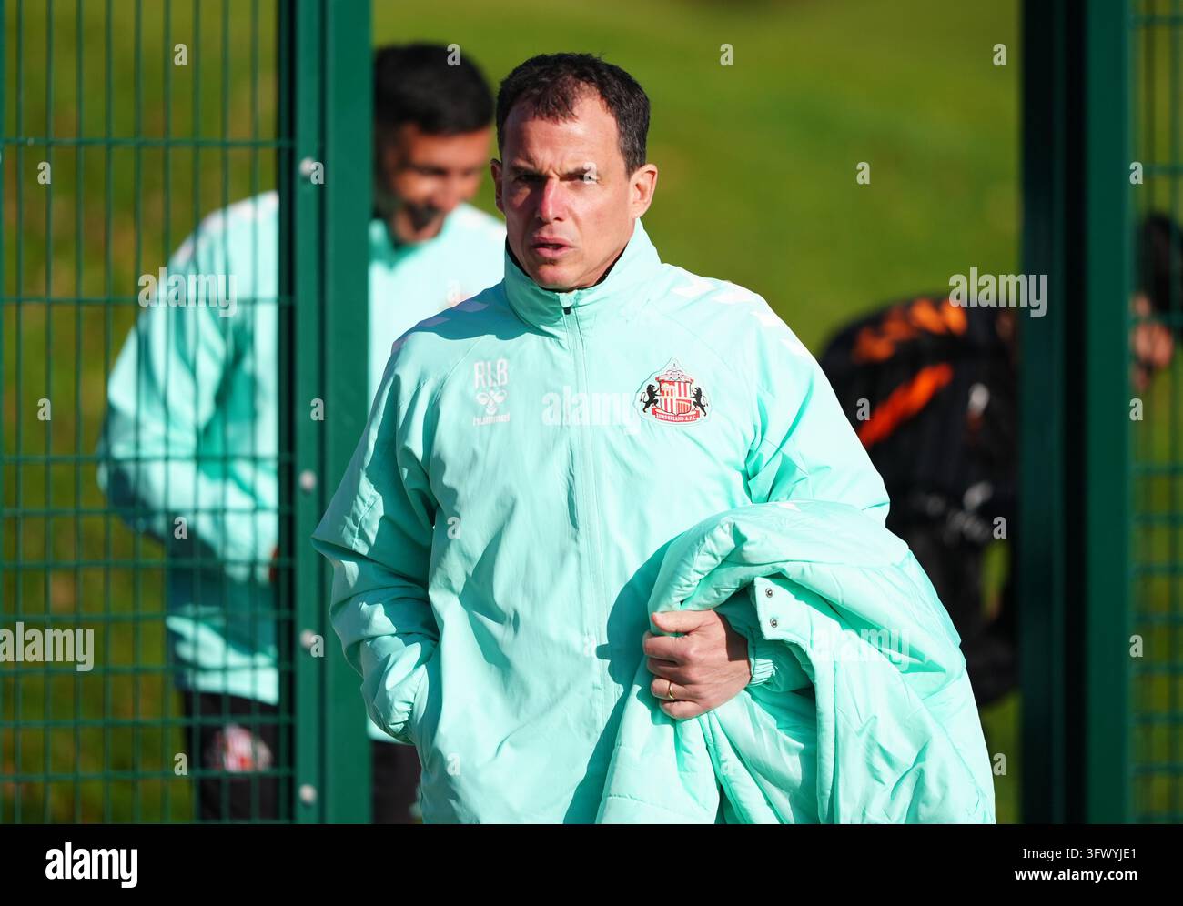 Sunderland manager Regis Le Bris during a training session at the ...