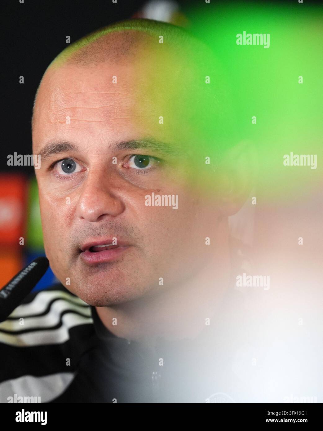 Celtic assistant manager Shaun Maloney during a press conference at ...