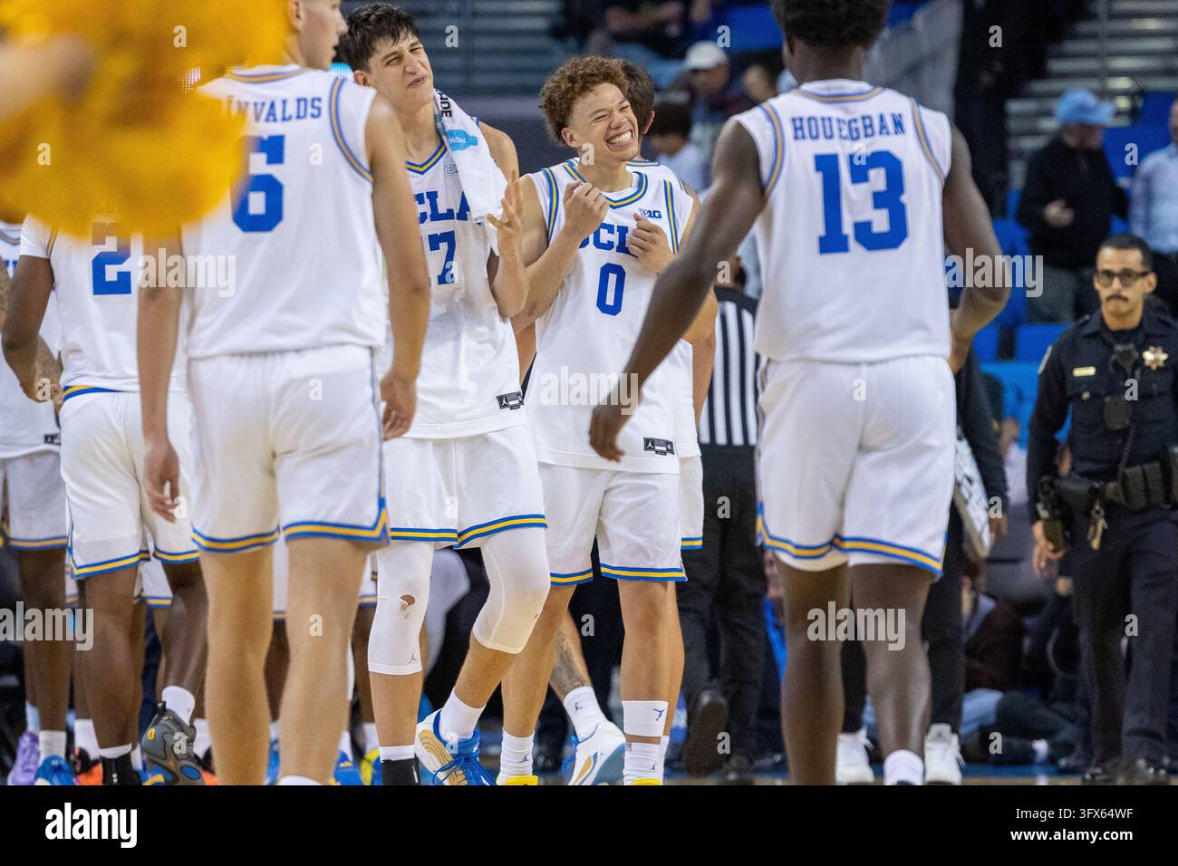 LOS ANGELES, CA - OCTOBER 21: Guard Trent Perry #0 of the UCLA Bruins ...