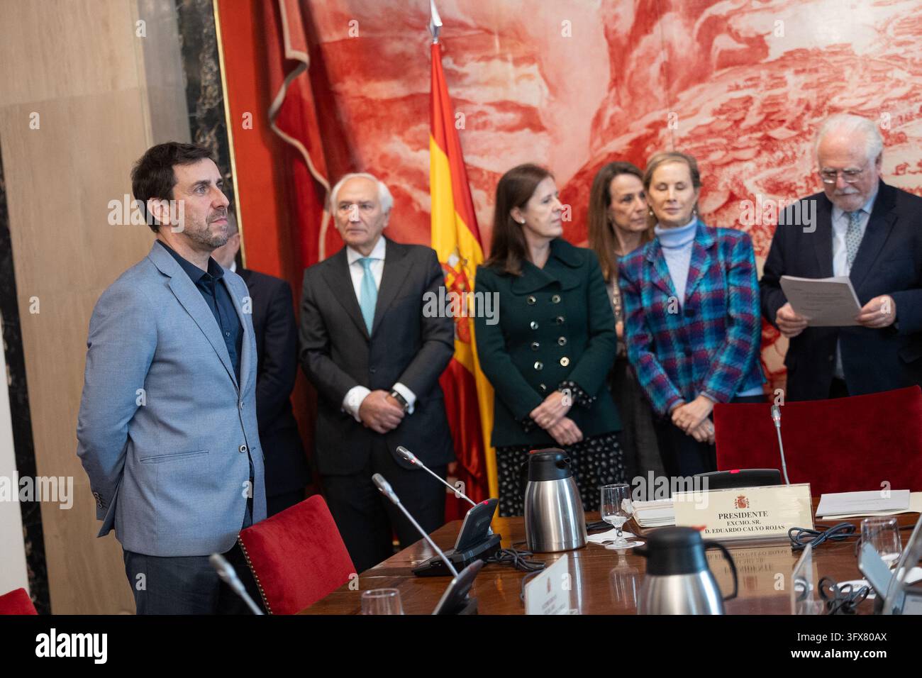 Toni Comín (left), former regional minister and newly elected MEP for ...