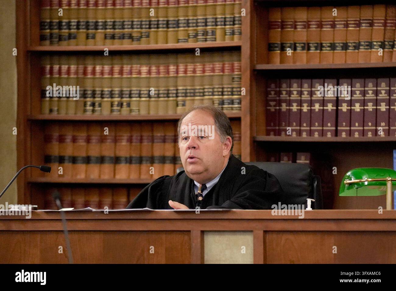 Orleans District Court Judge John Julian presided over the arraignment ...