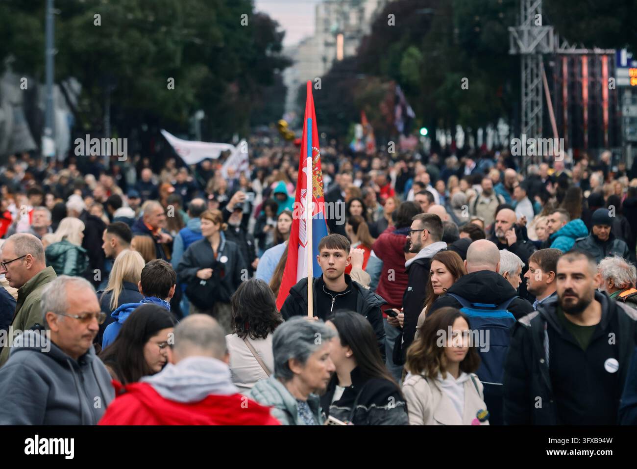 People gather for the final 