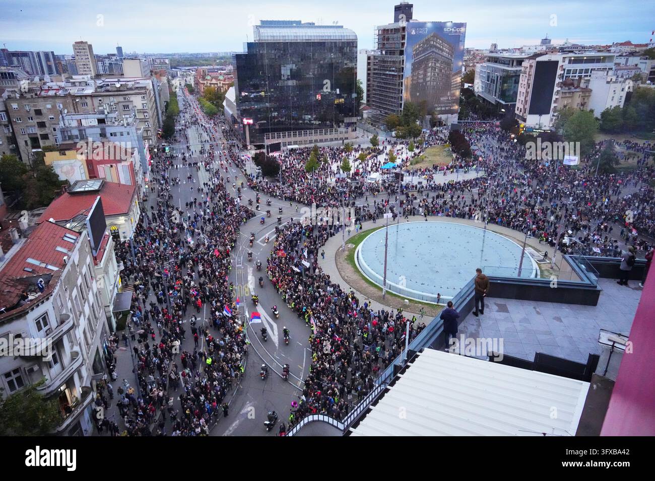People gather for the final 