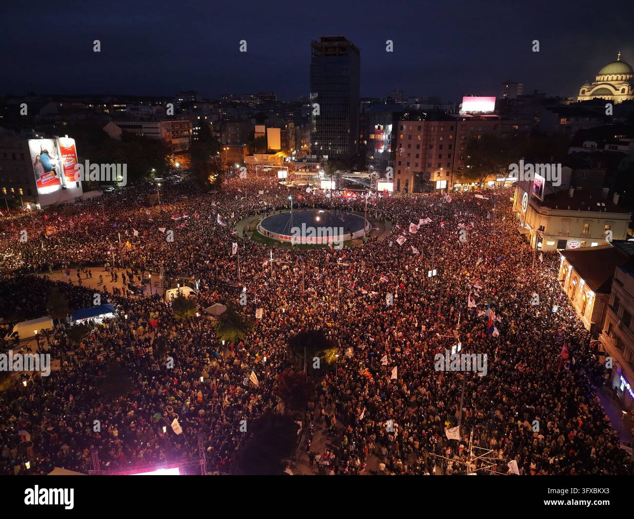 People take part in the final 