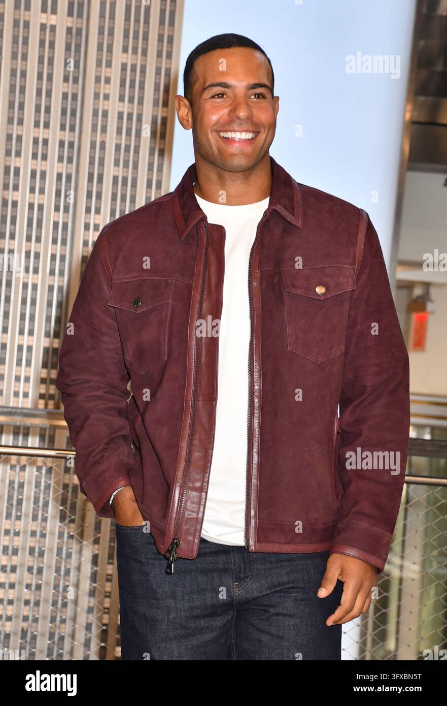NEW YORK, NY- OCTOBER 22: Shane Parton at the Empire State Building ...