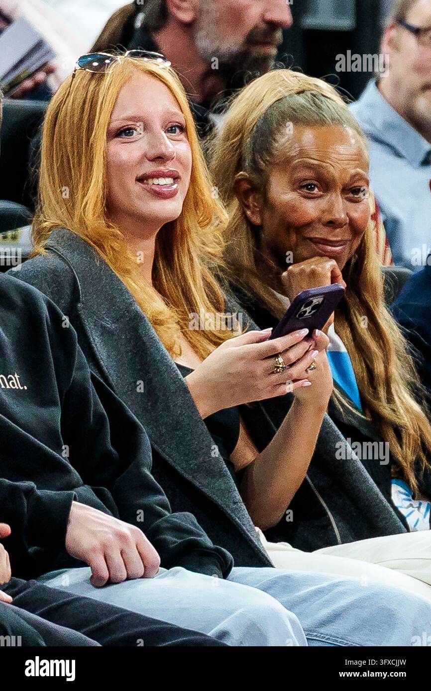 MUNICH, GERMANY - OCTOBER 22: Anna and Angela Ermakova during the ...