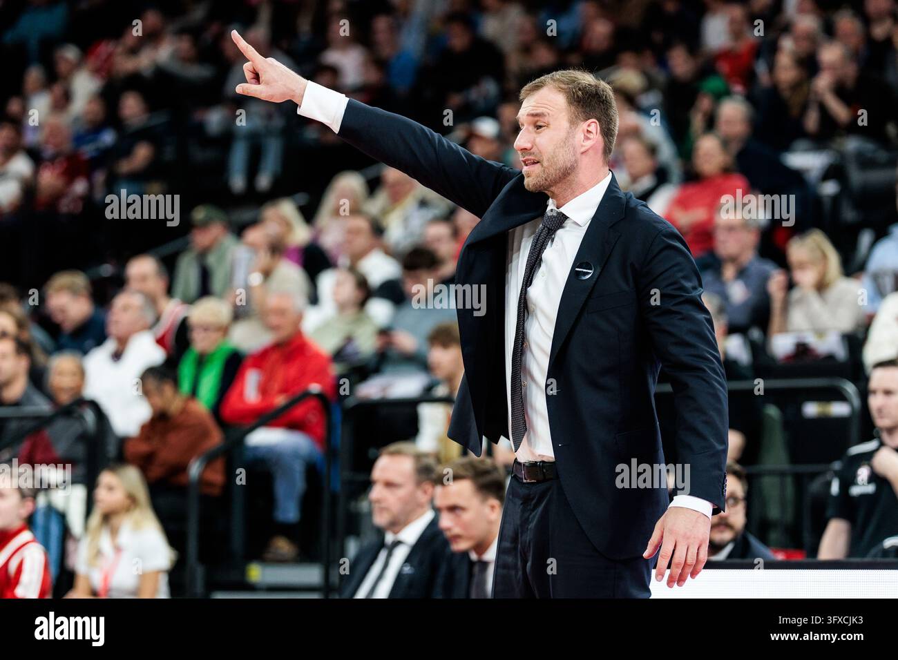 MUNICH, GERMANY - OCTOBER 22: Anton Gavel (Headcoach FC Bayern Muenchen ...