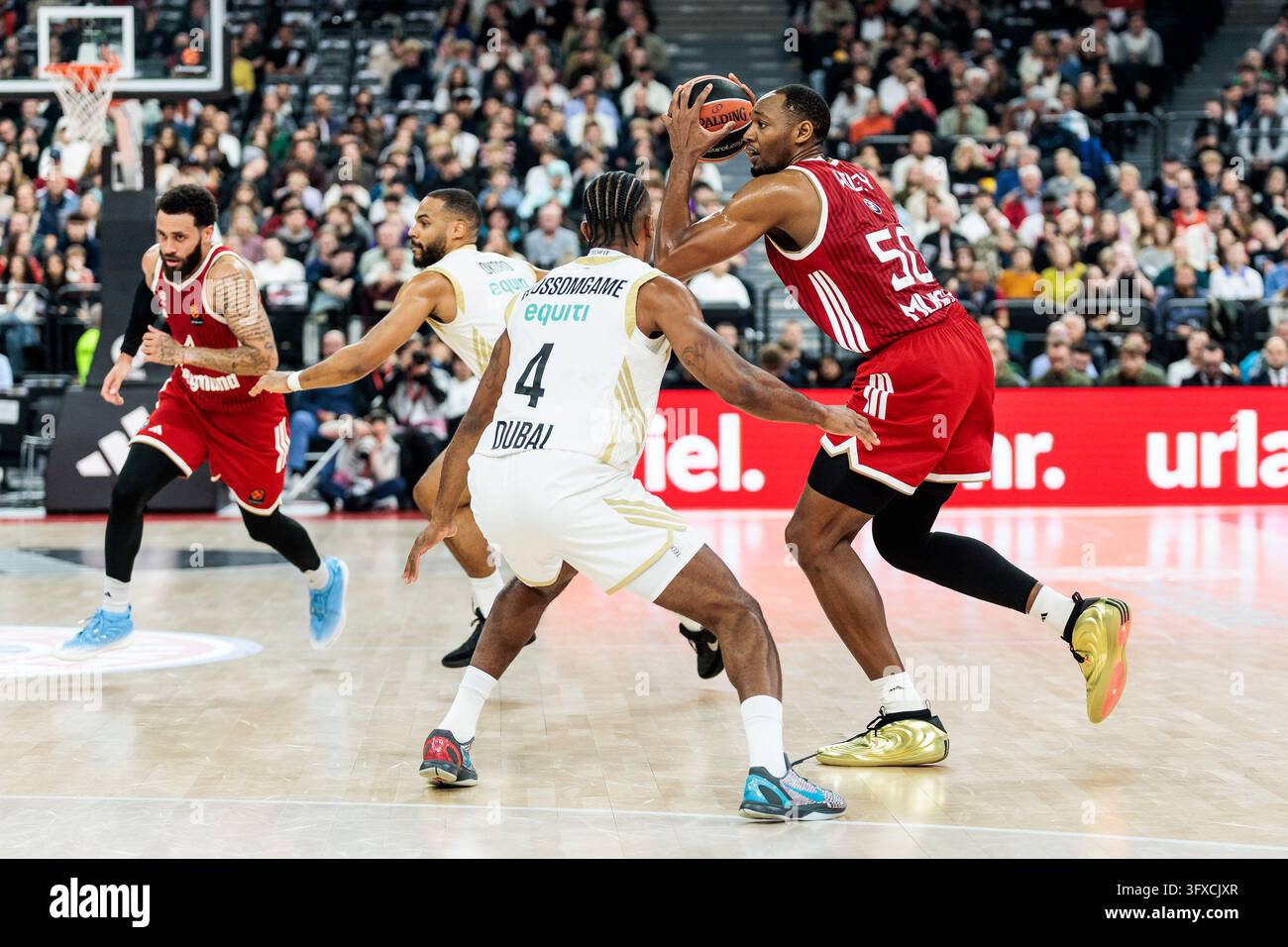 MUNICH, GERMANY - OCTOBER 22: Austin Wiley (FC Bayern Muenchen, 50 ...
