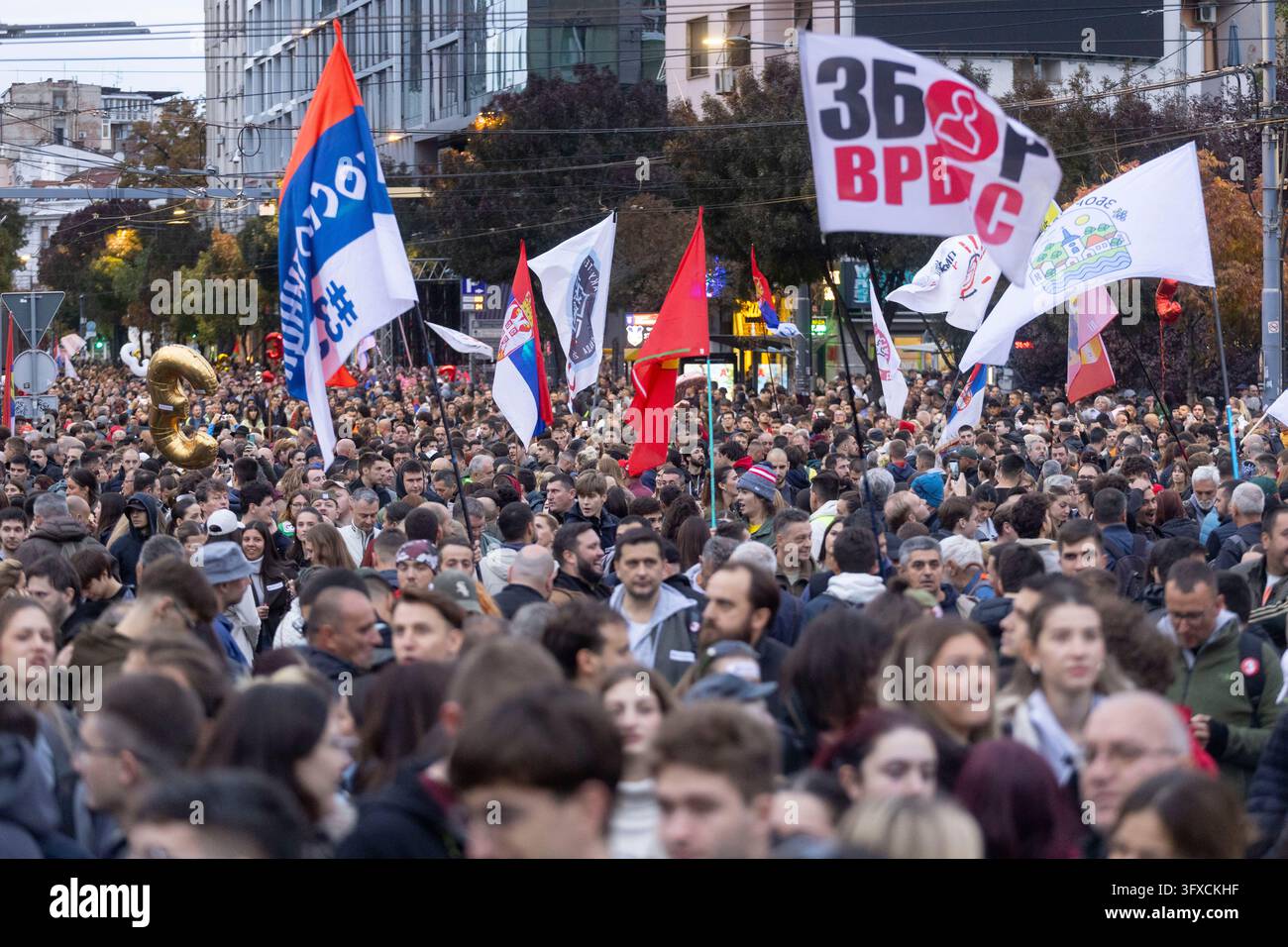 Supporters during the final election campaign rally of the 'Student ...