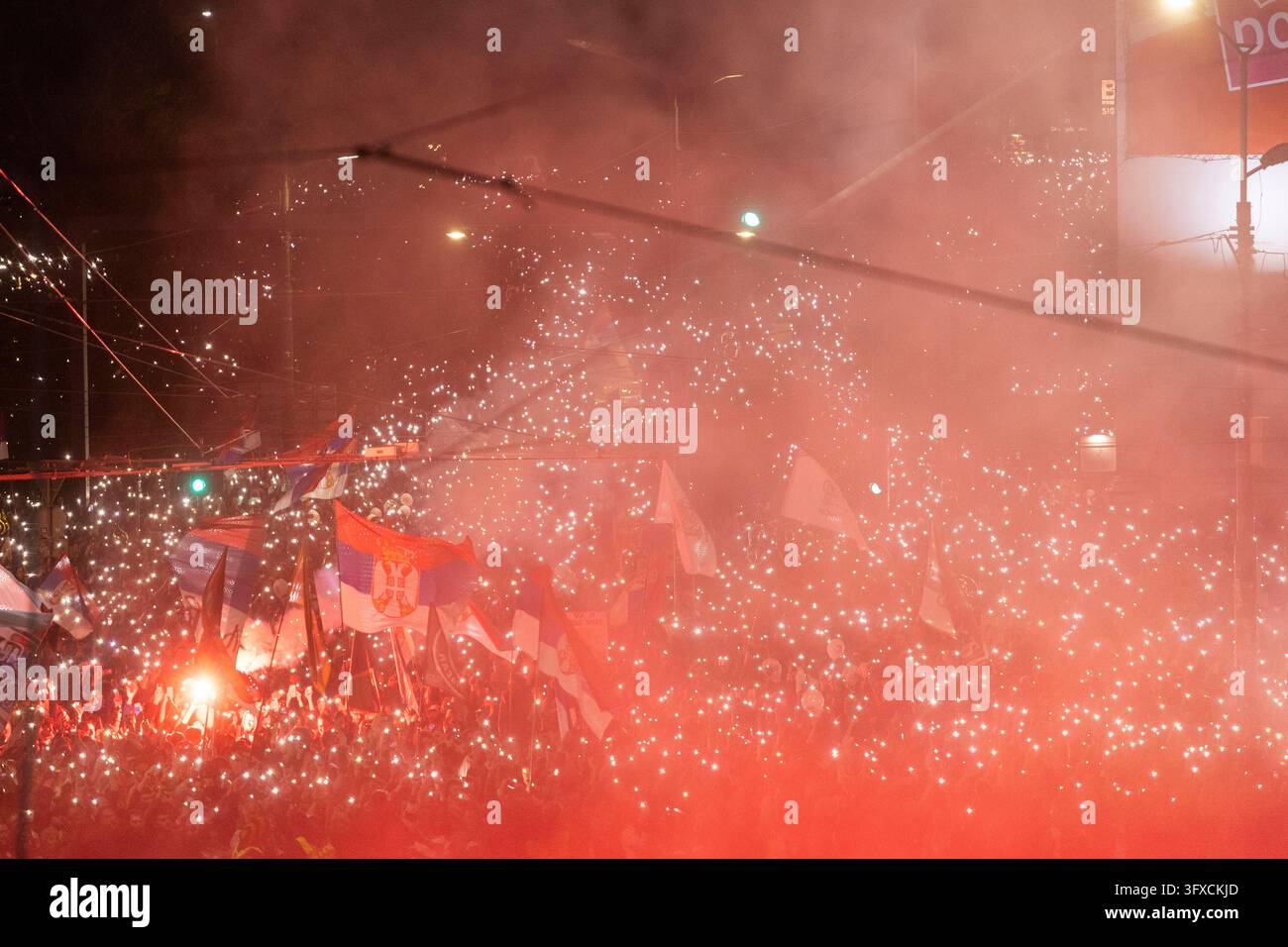 Supporters during the final election campaign rally of the 'Student ...