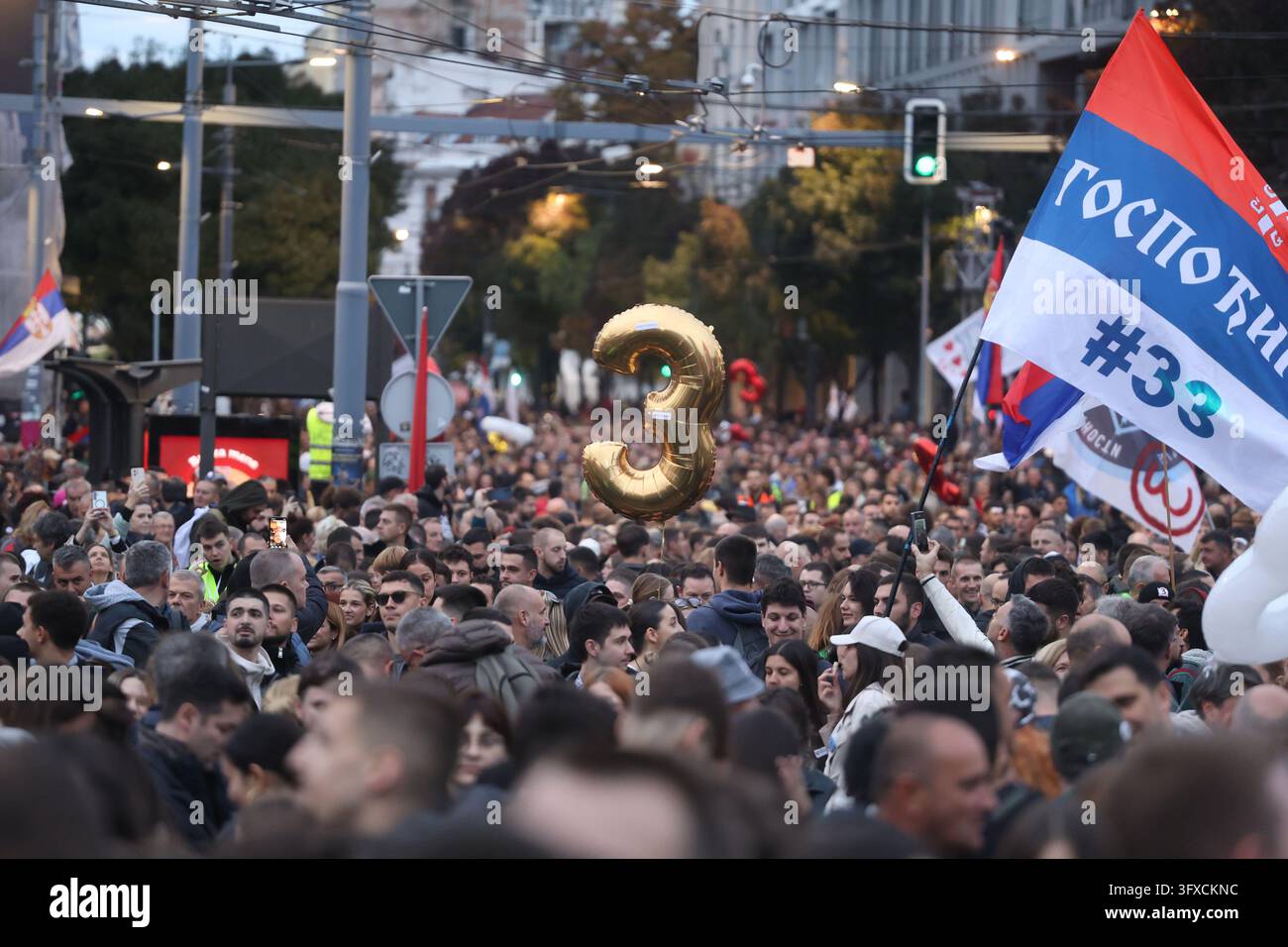 Supporters during the final election campaign rally of the 'Student ...