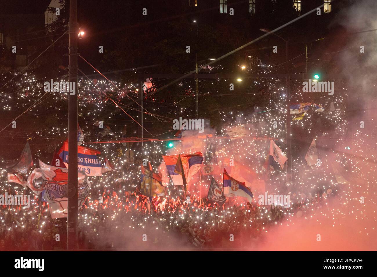 Supporters during the final election campaign rally of the 'Student ...