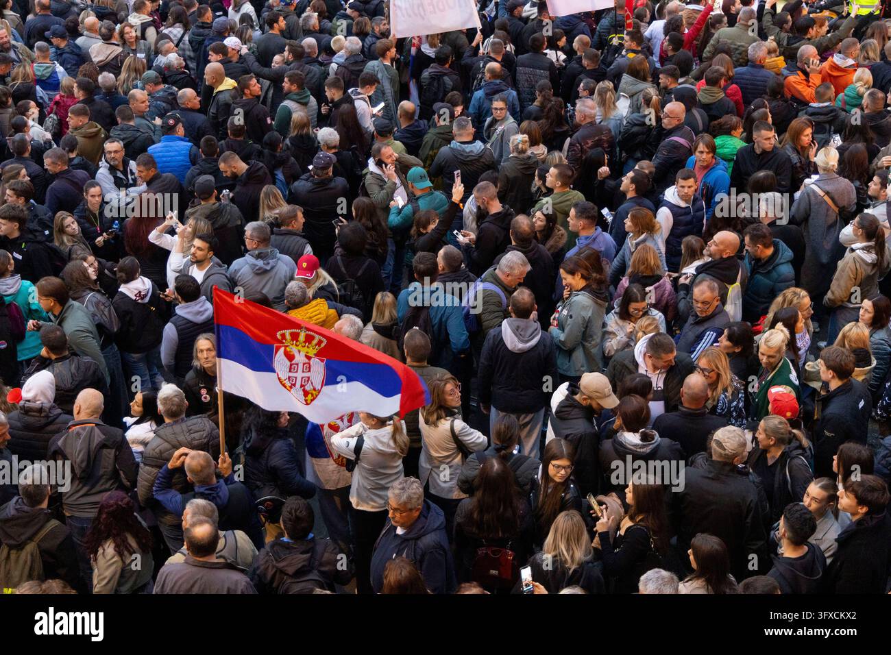 Supporters during the final election campaign rally of the 'Student ...