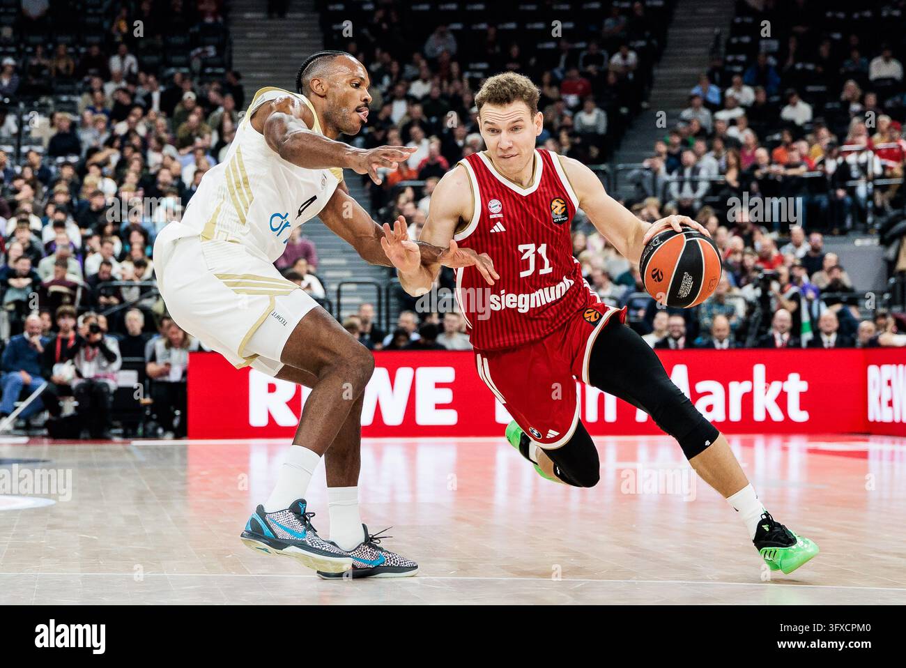 MUNICH, GERMANY - OCTOBER 22: Rokas Jokubaitis (FC Bayern Muenchen, 31 ...