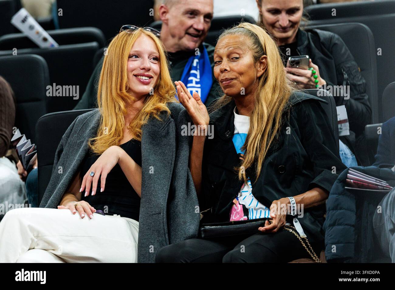 MUNICH, GERMANY - OCTOBER 22: Anna and Angela Ermakova during the ...