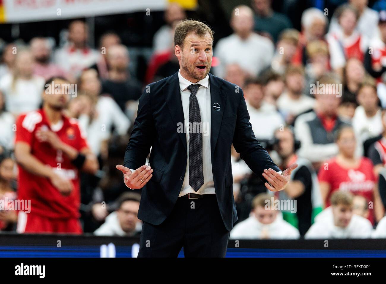 MUNICH, GERMANY - OCTOBER 22: Anton Gavel (Headcoach FC Bayern Muenchen ...