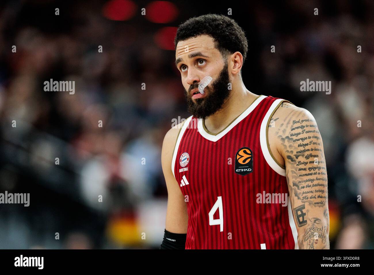 MUNICH, GERMANY - OCTOBER 22: Duane Washington (FC Bayern Muenchen, 4 ...
