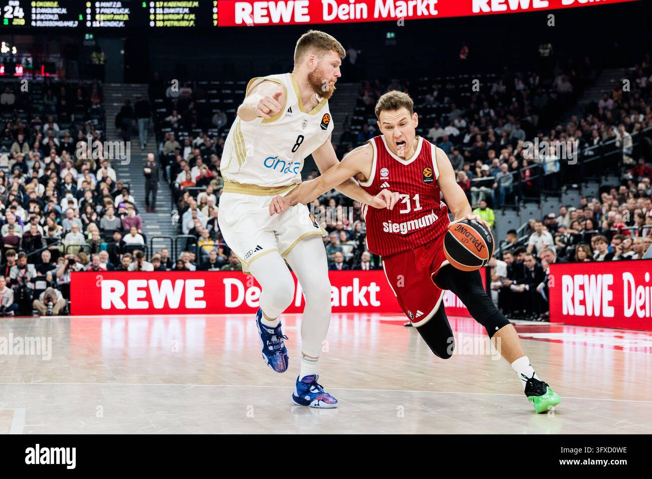 MUNICH, GERMANY - OCTOBER 22: Rokas Jokubaitis (FC Bayern Muenchen, 31 ...