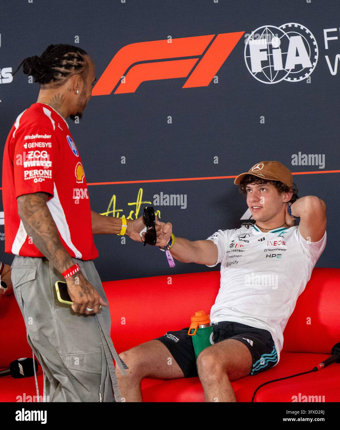October 22, 2026, Austin, Texas, USA: 44 Scuderia Ferrari driver LEWIS ...
