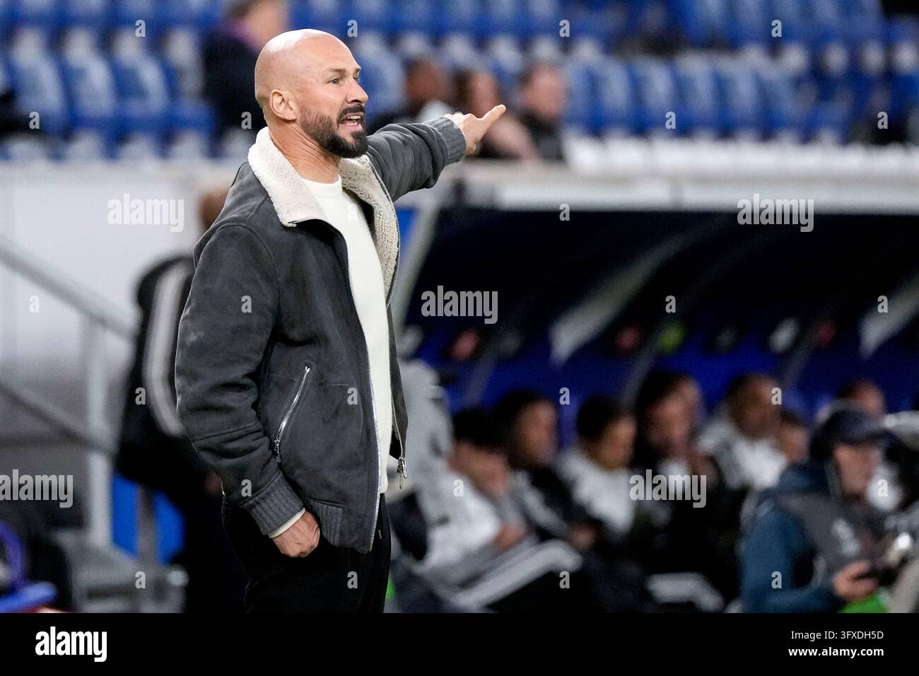Christian Ilzer (Trainer [coach], Head Coach, Hoffenheim), gives ...