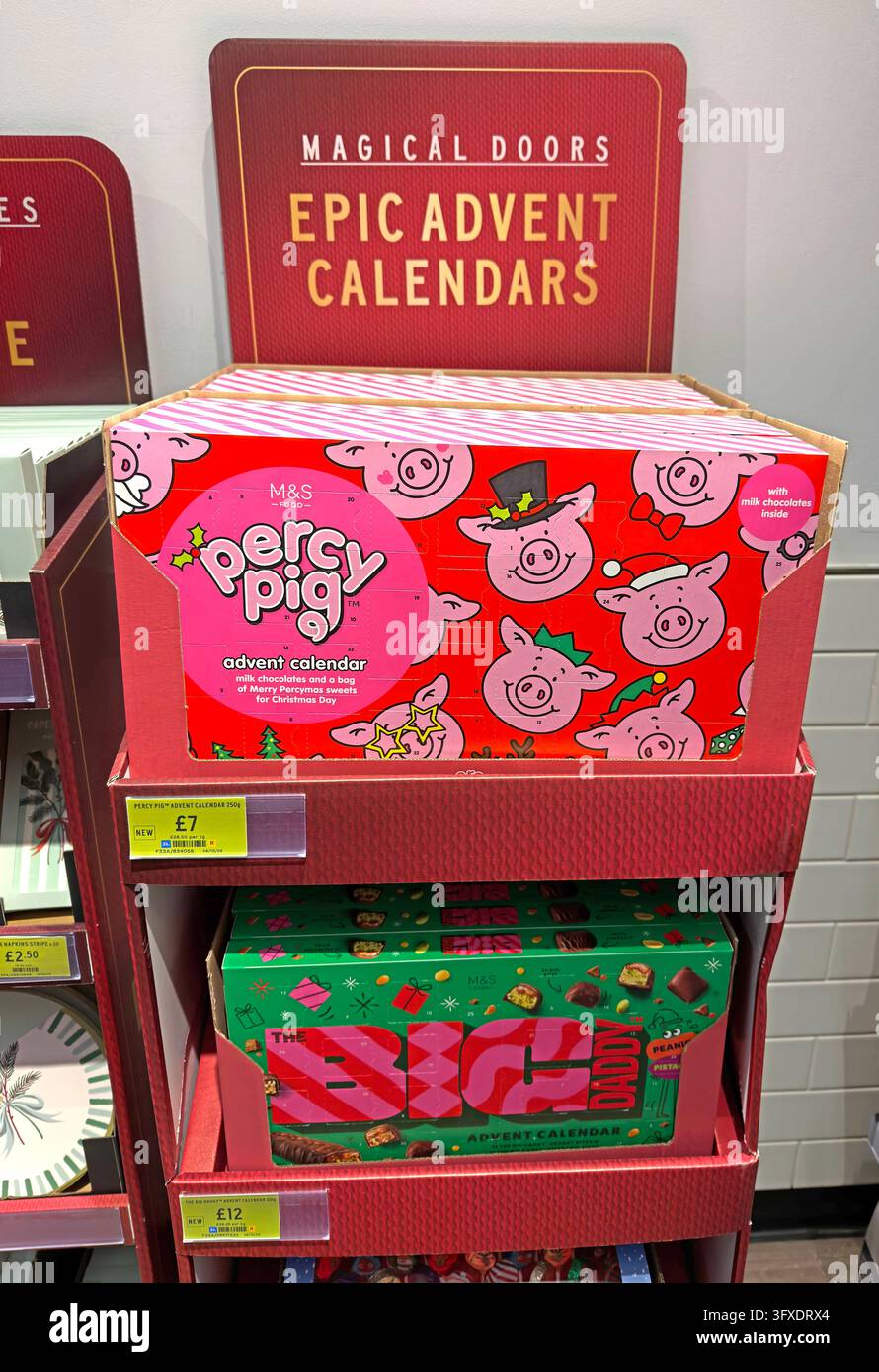Epic advent calendar hi-res stock