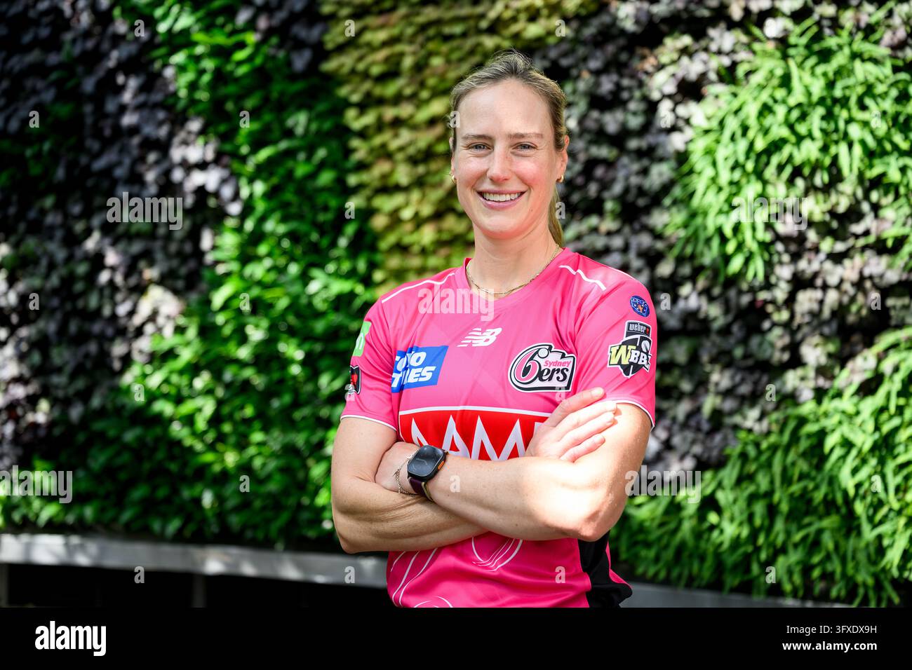 Ellyse Perry of the Sydney Sixers poses for a photograph during the ...