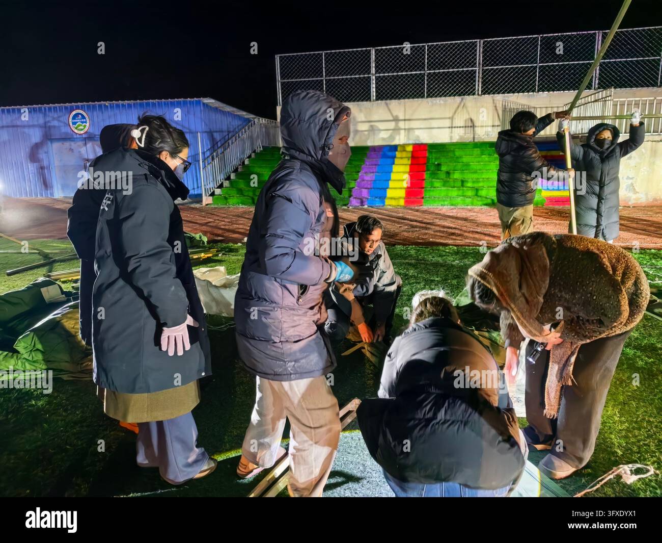Level Set Image Segmentation (261023) -- NAGQU, Oct. 23, 2026 (Xinhua) -- Tents are being set up for ...
