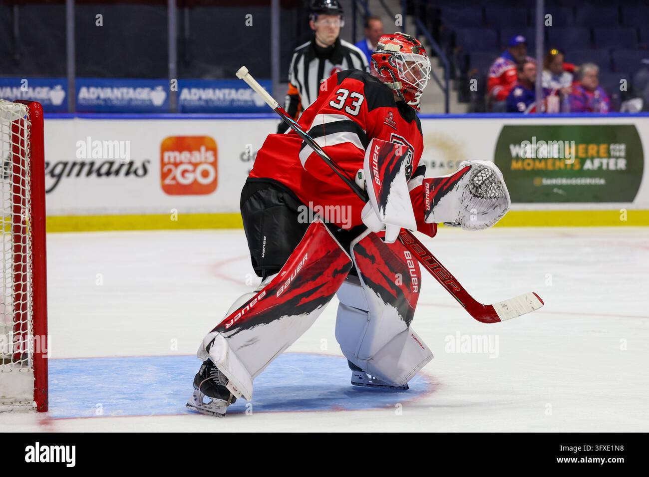 Oct 21, 2026: Rochester, NY, USA; Utica Comets goaltender David Rittich ...