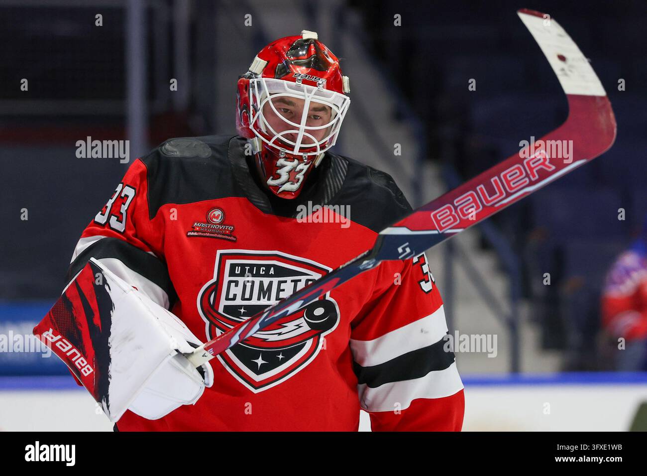 Oct 21, 2026: Rochester, NY, USA; Utica Comets goaltender David Rittich ...
