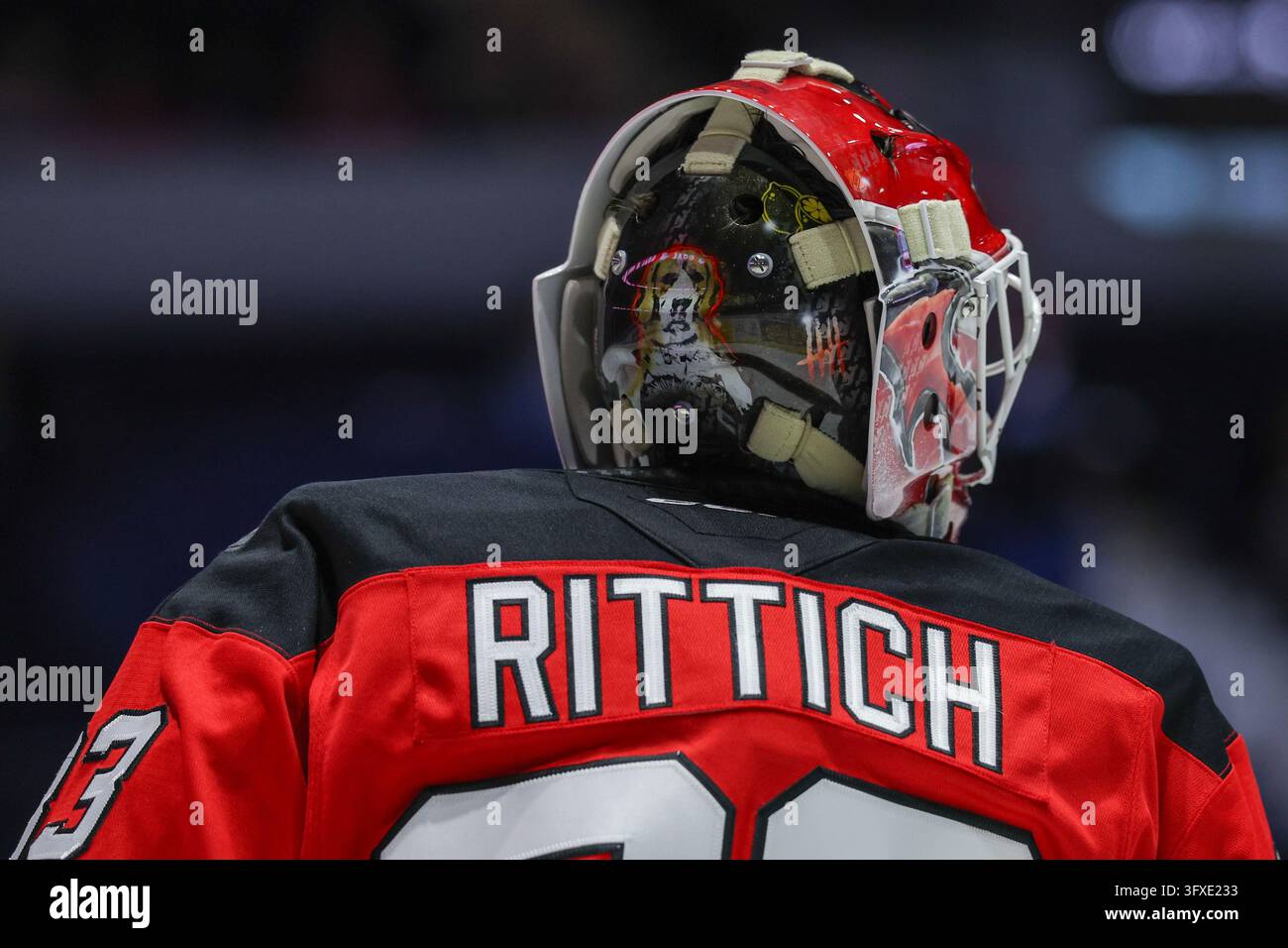 Oct 21, 2026: Rochester, NY, USA; Utica Comets goaltender David Rittich ...