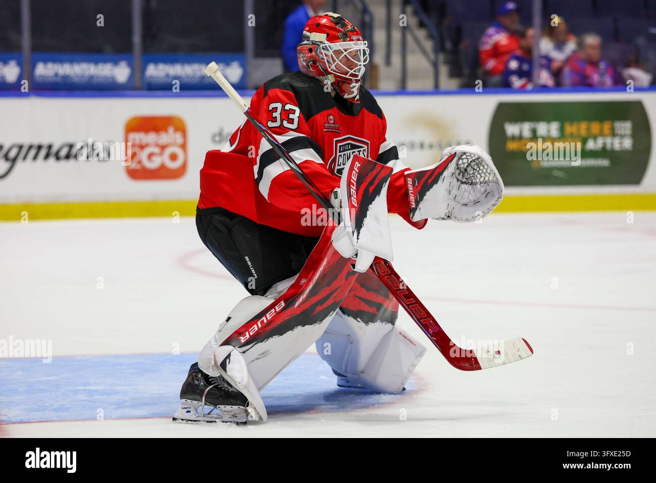 Oct 21, 2026: Rochester, NY, USA; Utica Comets goaltender David Rittich ...