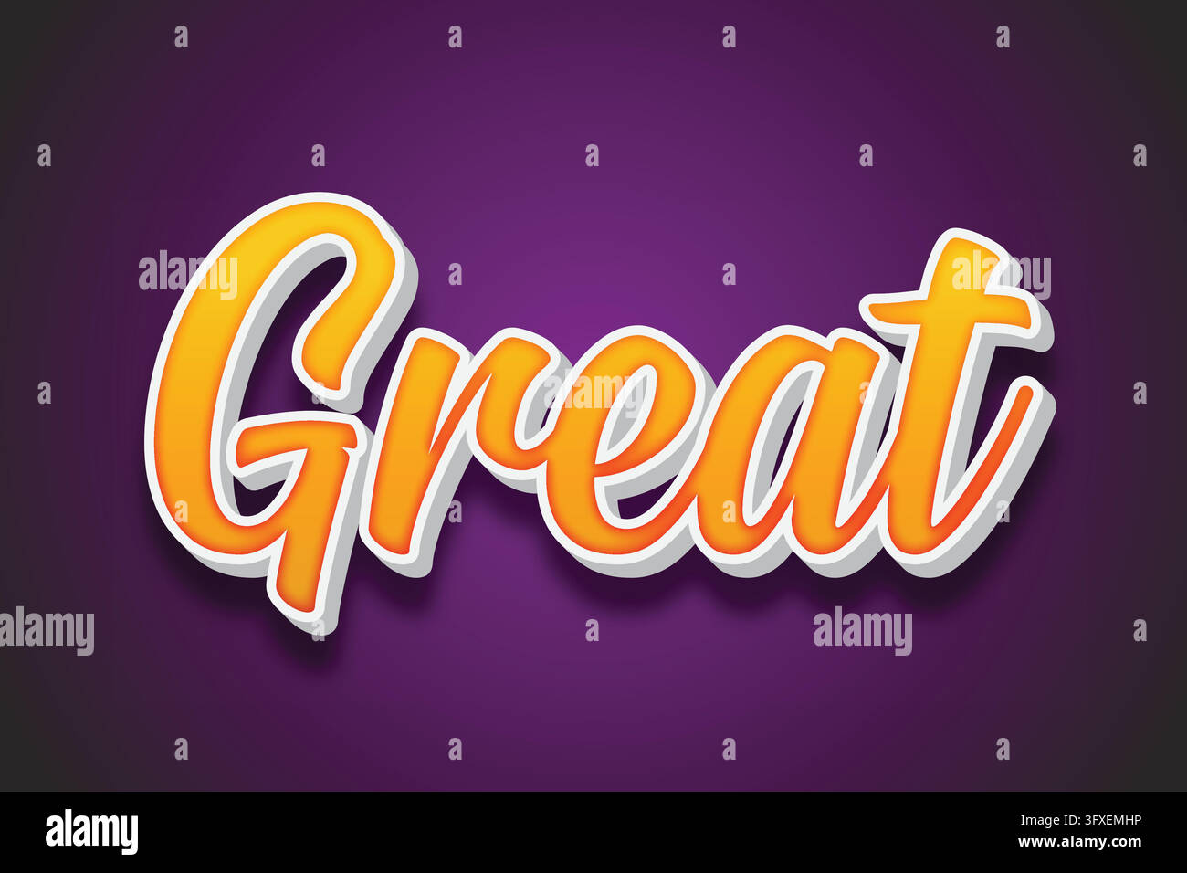 Bold 3D Great Text Effect EPS - Premium Editable Vector Typography ...